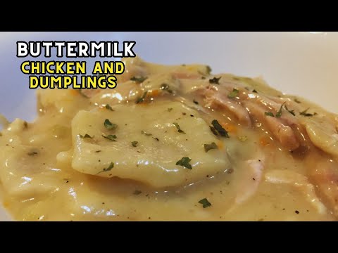 Buttermilk Chicken And Dumplings: A Homemade Recipe – Besuretocook Recipe