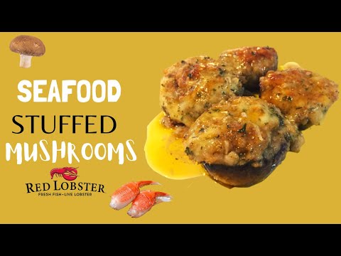 Homemade Seafood Stuffed Mushroom | Red Lobster Crab Stuffed Mushrooms – Besuretocook Recipe