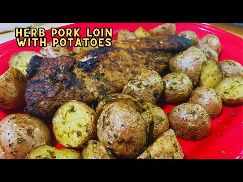 Herb Pork Loin With Potatoes