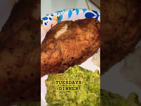 Baked Chicken, Broccoli & Red Mashed Potatoes 🍗🥦🥔 | Easy Dinner Idea! #Shorts – Besuretocook Recipe