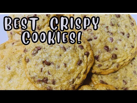 Crispy Thin Chocolate Chip Cookies | The Best Recipe for Perfect Crunchy Cookies! – Besuretocook Recipe