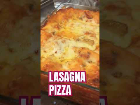 How to Make Lasagna Pizza 🍕🔥 | Ultimate Comfort Food Combo! #Shorts – Besuretocook Recipe