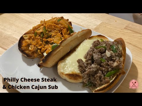 Philly Cheesesteak Recipe & Chicken Cajun Sub at home | Steak and Chicken Recipe – Besuretocook Recipe