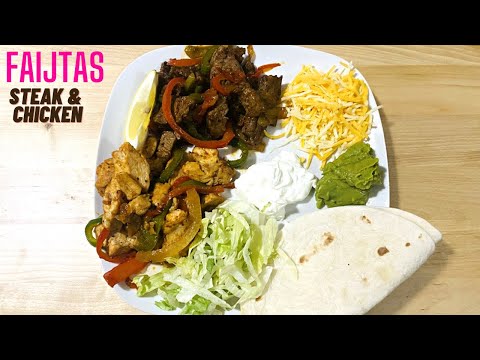 Delicious Chicken and Steak Fajitas Recipe | Easy Homemade Mexican Fajitas! – Besuretocook Recipe