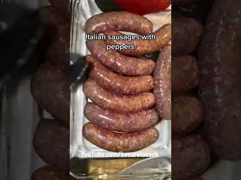 Italian sausages and peppers #recipe #easyrecipe – Besuretocook Recipe