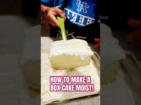 🍰 How To Make A Box Cake Moist! #boxcake #cake – Besuretocook Recipe