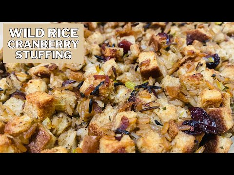 How to Make Wild Rice Cranberry Stuffing Recipe – Besuretocook Recipe