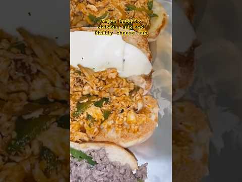 Cajun Buffalo Chicken Sub & Classic Philly Cheese Sub | The Ultimate Sandwich Combo! – Besuretocook Recipe