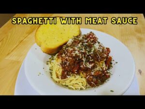 Spaghetti with Meat Sauce Recipe – Besuretocook Recipe