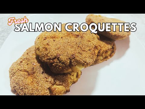 How To Make Salmon Croquettes Recipe With Fresh Salmon