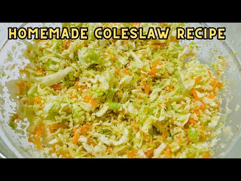 EASY Coleslaw Recipe for beginners | Homemade Coleslaw Recipe – Besuretocook Recipe