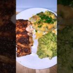 Salmon with baked potato and cheese broccoli! – Besuretocook Recipe